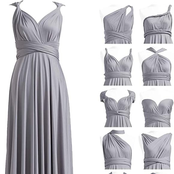 Infinity Dress, Convertible Bridesmaid Dress, Long, Plus Size - Picture 1 of 5